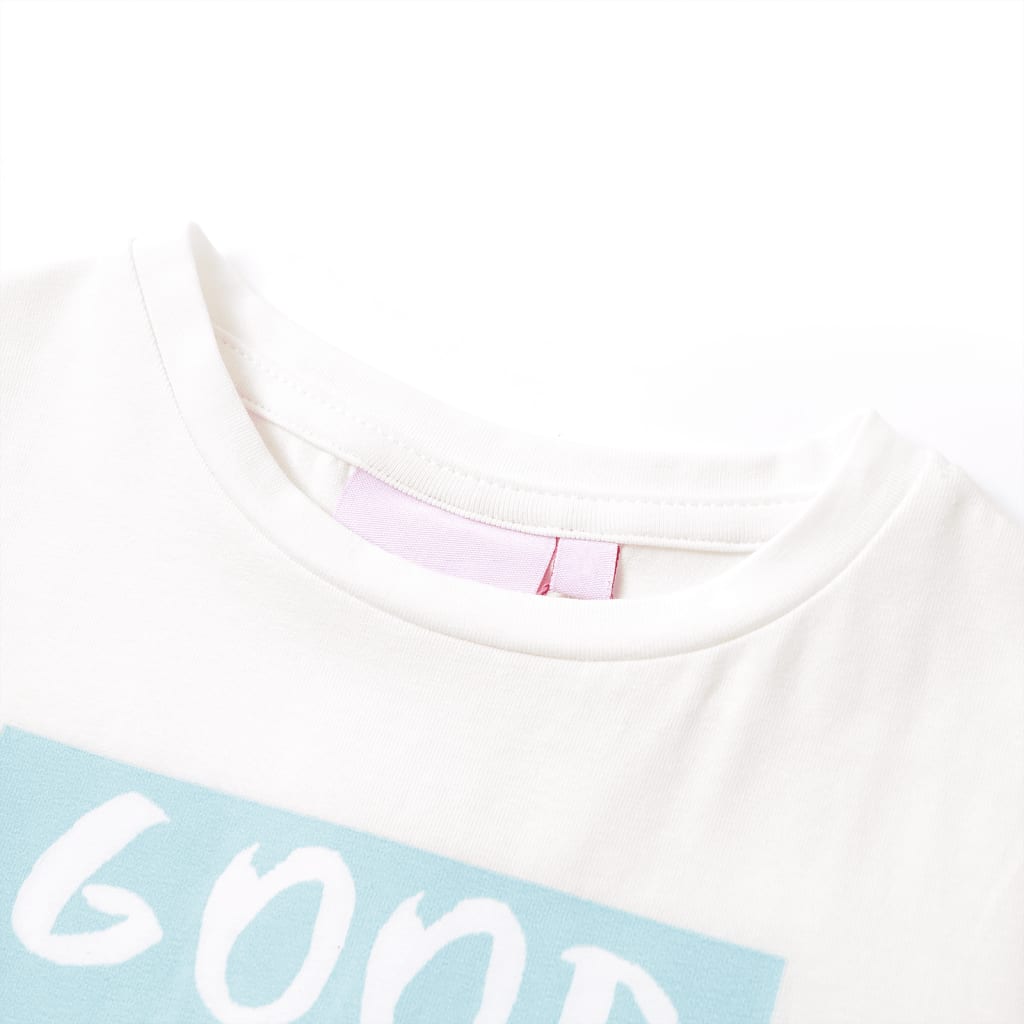 Thumbnail - vidaXL Kinder-T-Shirt Ecru 104