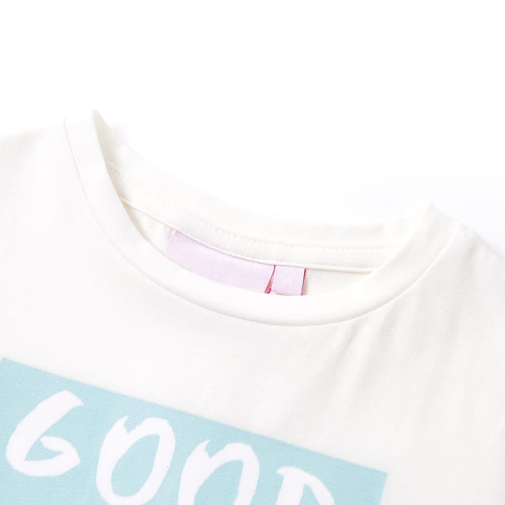 Thumbnail - vidaXL Kinder-T-Shirt Ecru 128
