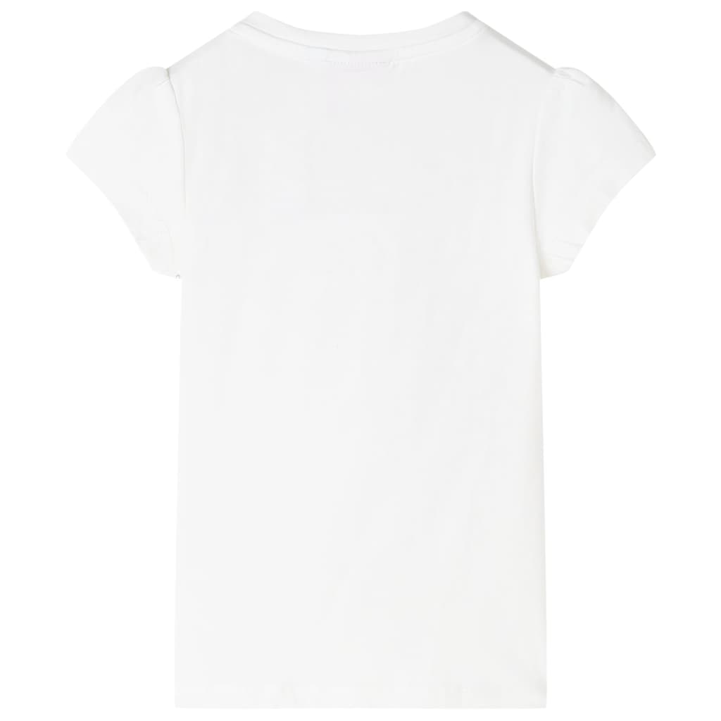 vidaXL Kindershirt 140 ecru afbeelding