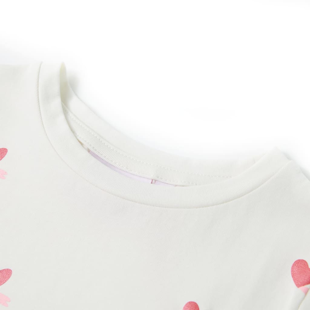 Thumbnail - vidaXL Kinder-T-Shirt Ecru 128
