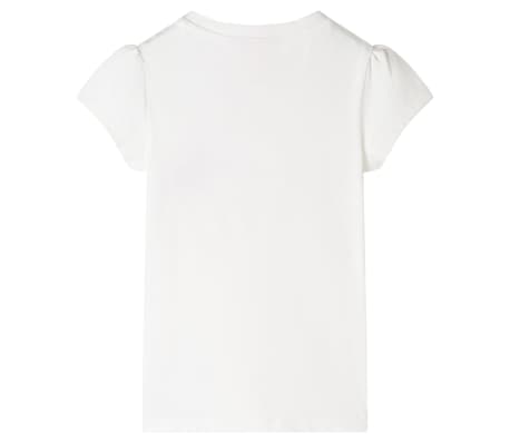 Kinder-T-Shirt Ecru 128