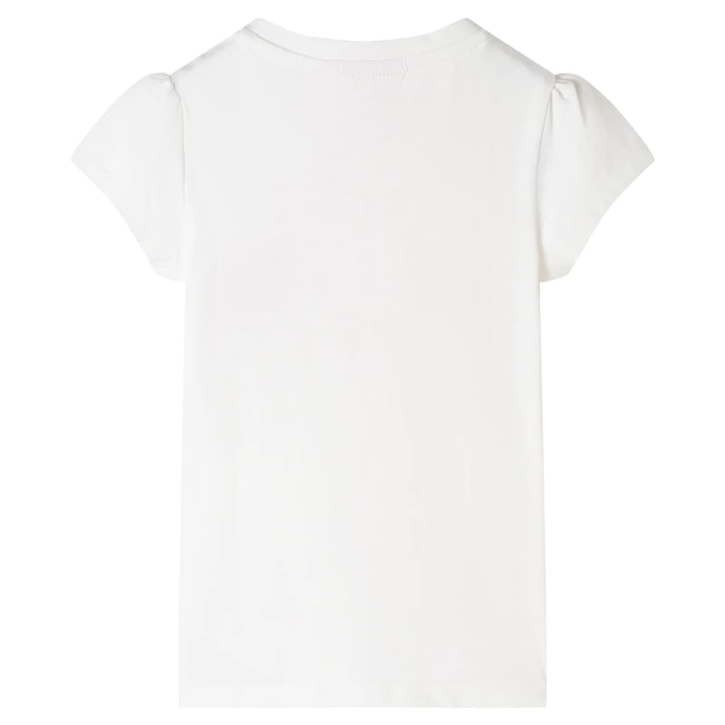 vidaXL Kindershirt 140 ecru afbeelding