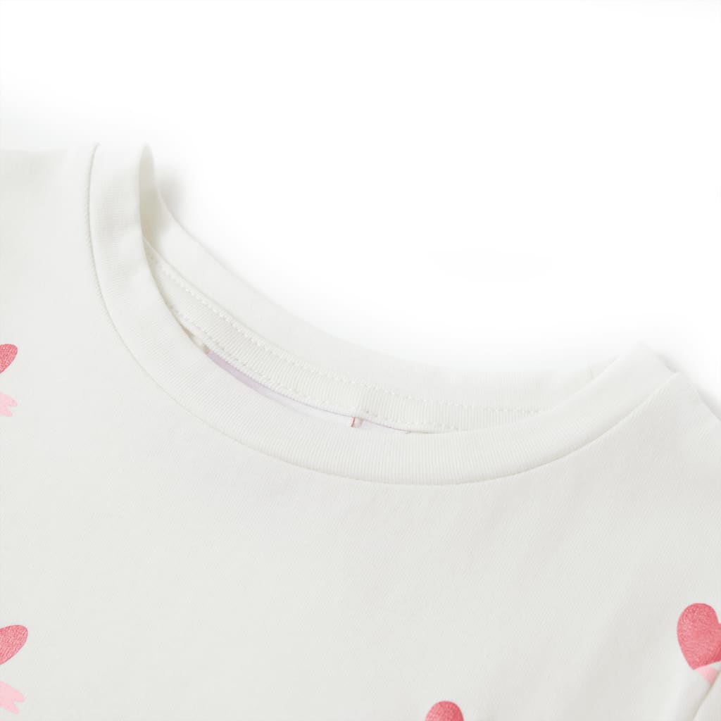 Thumbnail - vidaXL Kinder-T-Shirt Ecru 140