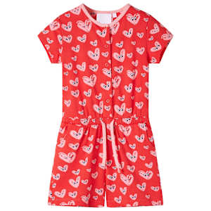 Laste romper, punane, 104