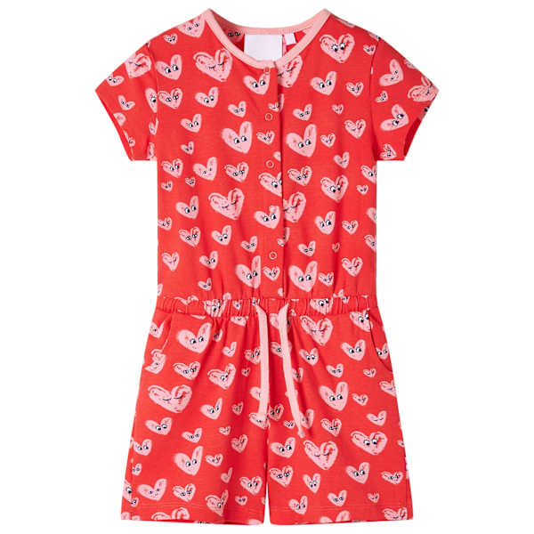 vidaXL Laste romper, punane, 104