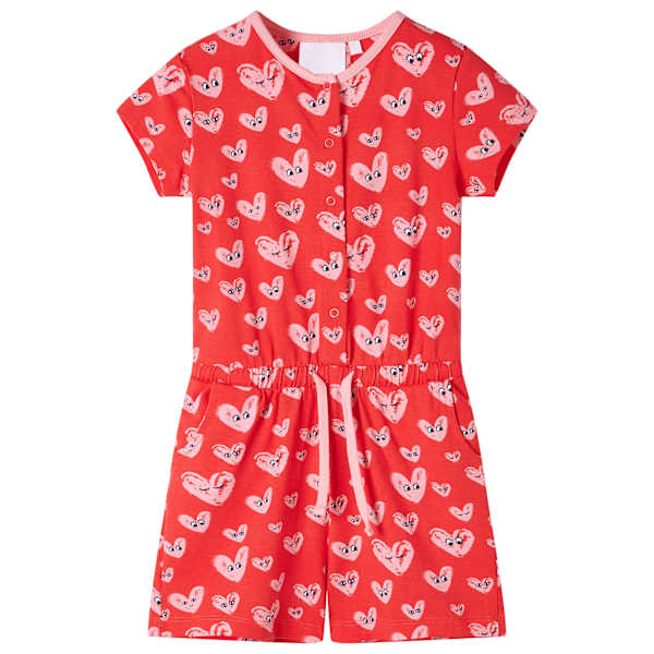 Laste romper, punane, 116