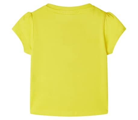 T-shirt pour enfants jaune 92