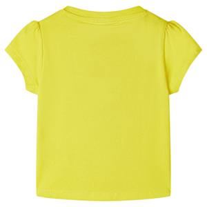 T-shirt pour enfants jaune 92