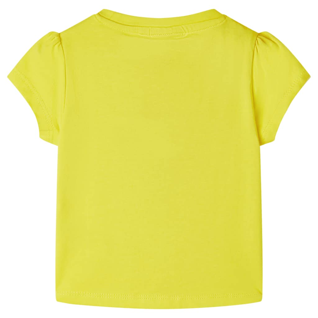 vidaXL Kindershirt 140 geel afbeelding