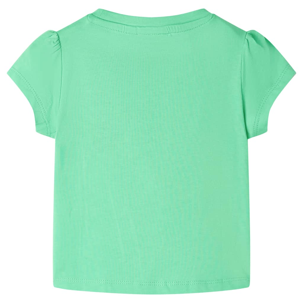 vidaXL Kindershirt 104 lichtgroen afbeelding