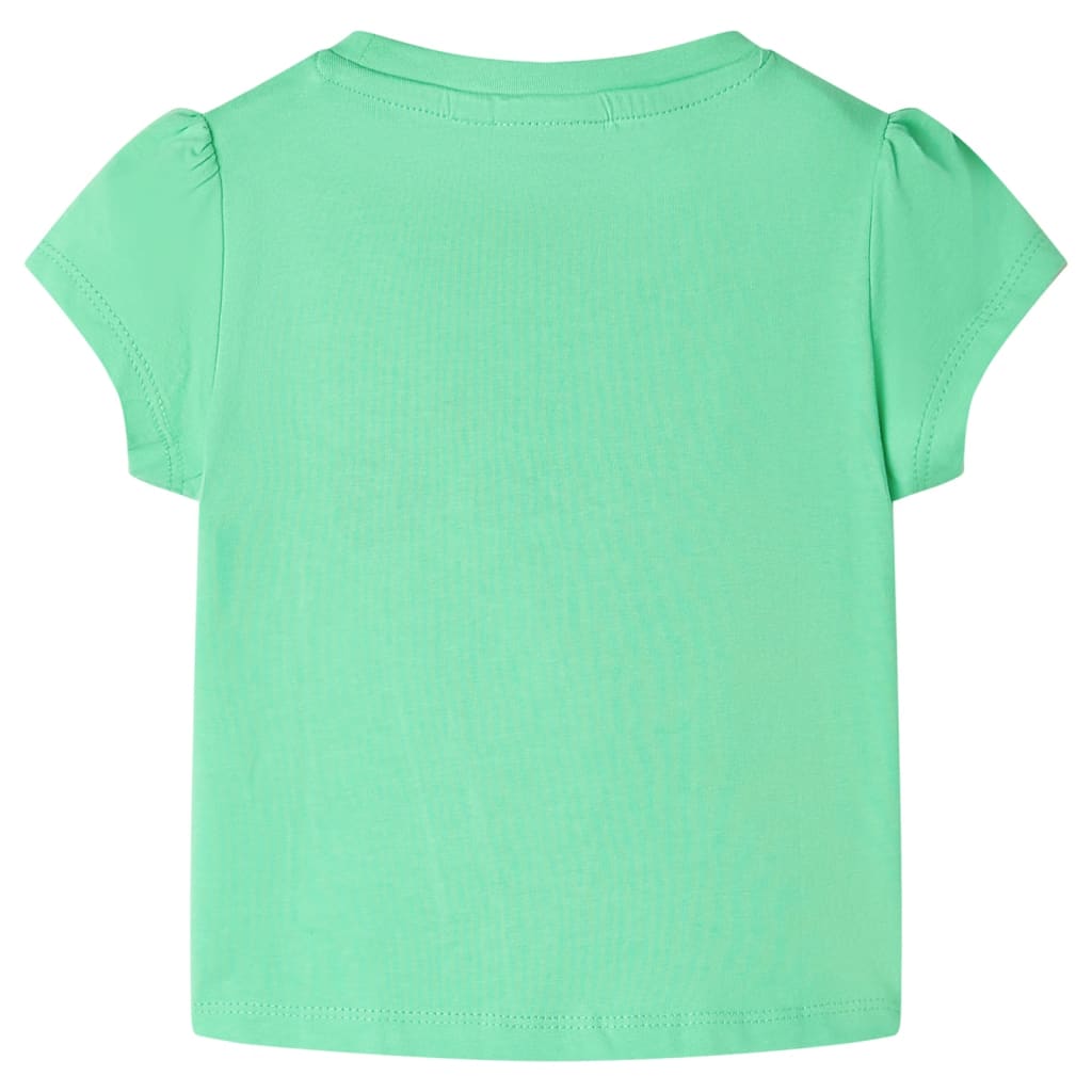 vidaXL Kindershirt 140 lichtgroen afbeelding