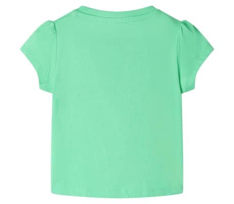 T-shirt pour enfants vert clair 140