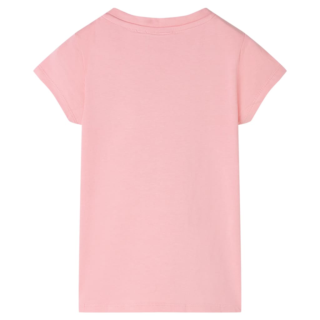 vidaXL Kindershirt 128 roze afbeelding