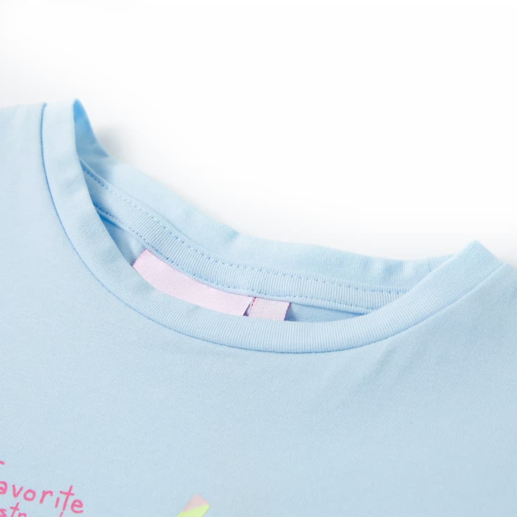 Thumbnail - vidaXL Kinder-T-Shirt Hellblau 92