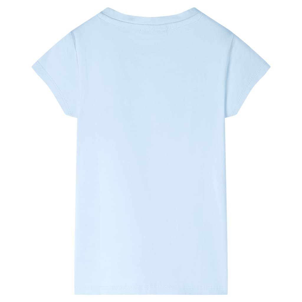 vidaXL Kindershirt 116 zachtblauw afbeelding