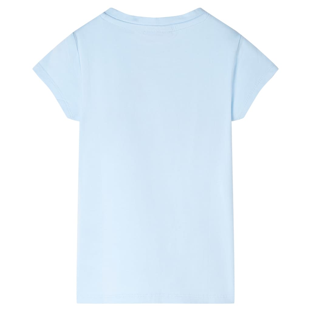 vidaXL Kindershirt 140 zachtblauw afbeelding