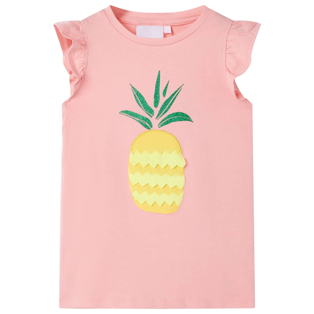 vidaXL Kinder-T-Shirt Rosa 116