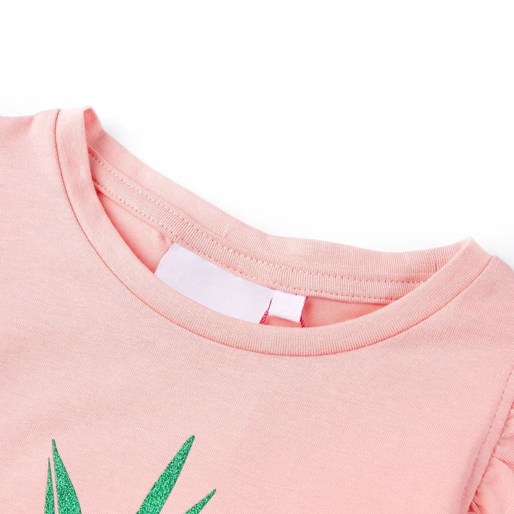 Thumbnail - vidaXL Kinder-T-Shirt Rosa 116