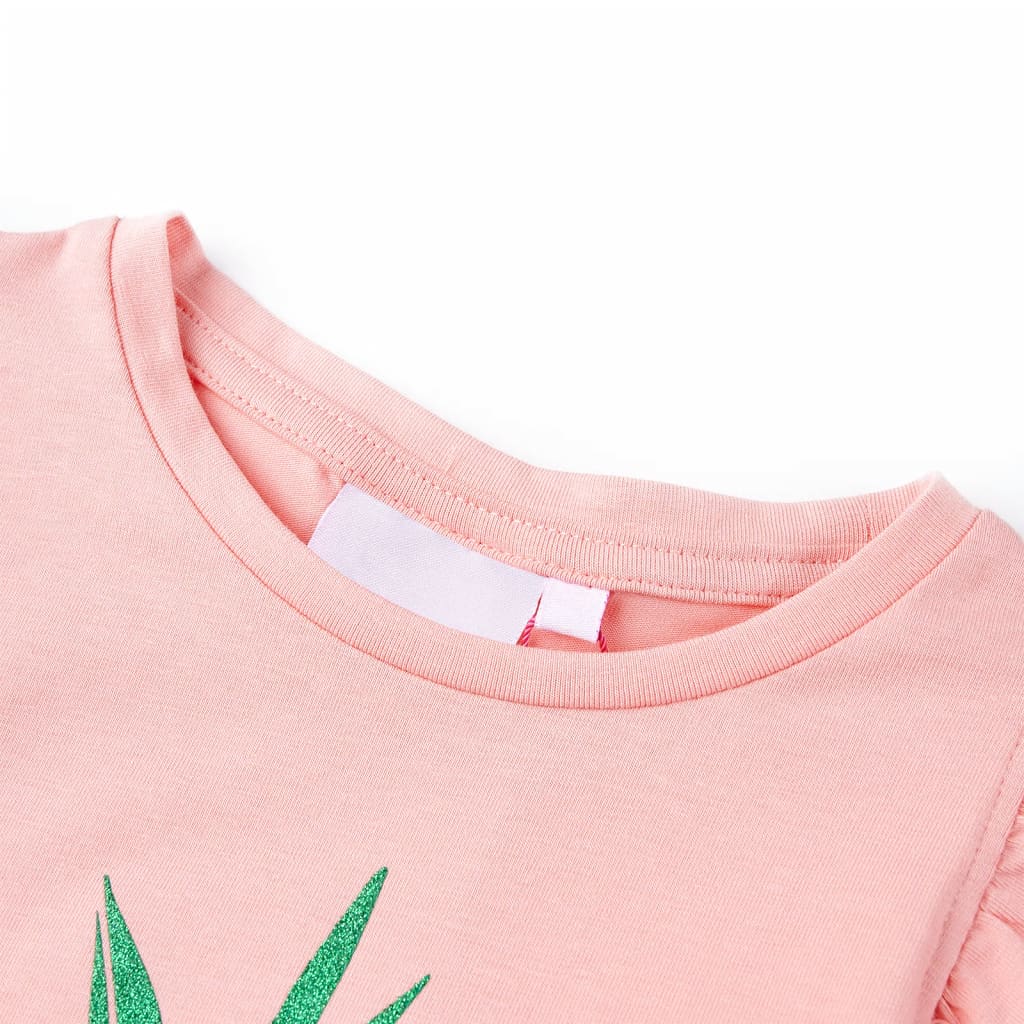 Thumbnail - vidaXL Kinder-T-Shirt Rosa 128