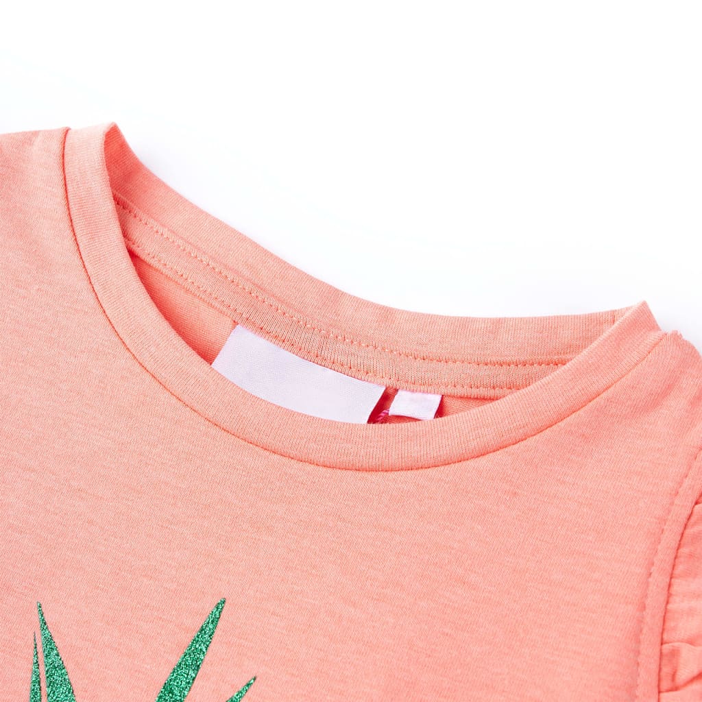 Thumbnail - vidaXL Kinder-T-Shirt Neonkoralle 104