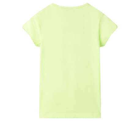T-shirt pour enfants jaune fluo 92