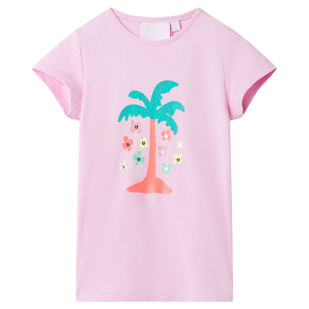 vidaXL Kinder-T-Shirt Lila 140