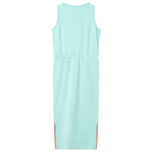 Vestido de crian&ccedil;a com cord&atilde;o menta-claro 140
