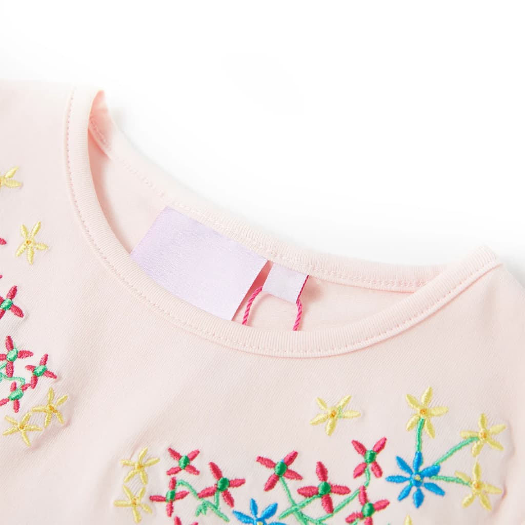Thumbnail - vidaXL Kinder-T-Shirt Zartrosa 92