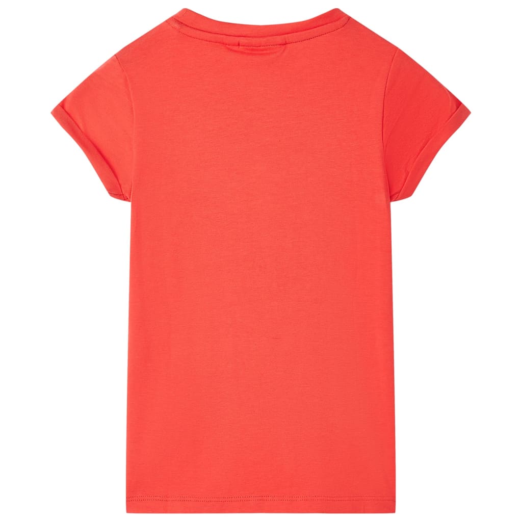 vidaXL Kindershirt 92 rood afbeelding