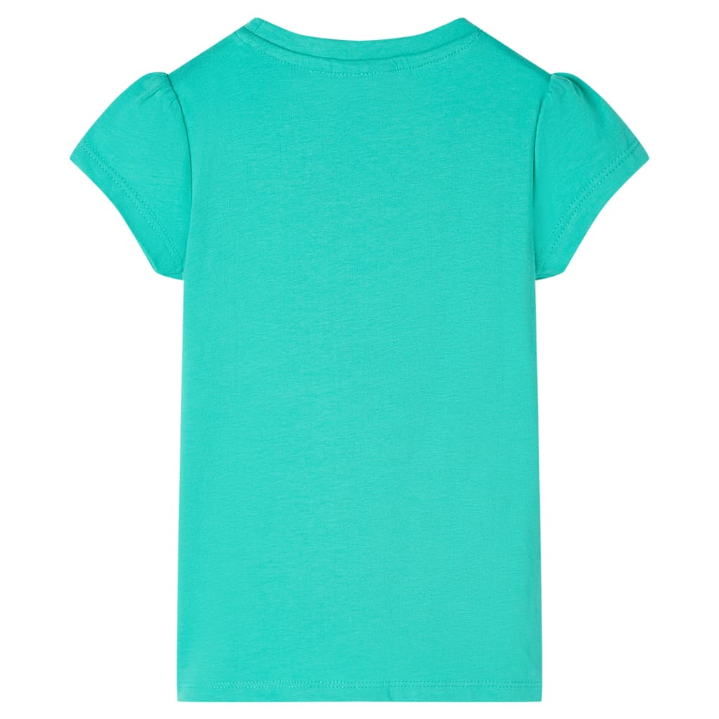 vidaXL Kindershirt 128 mintkleurig afbeelding
