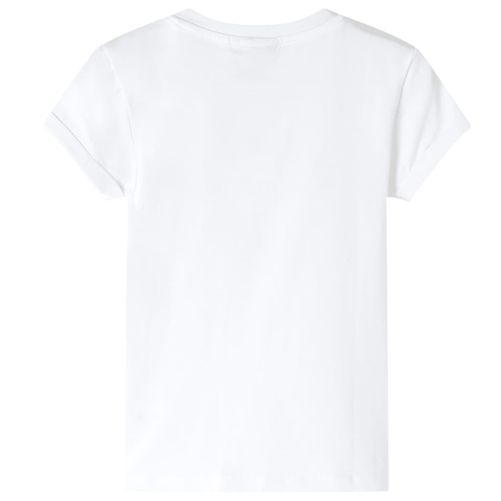 vidaXL Kindershirt 104 ecru afbeelding