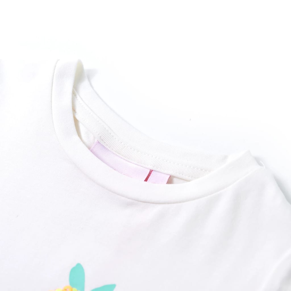 Thumbnail - vidaXL Kinder-T-Shirt Ecru 104