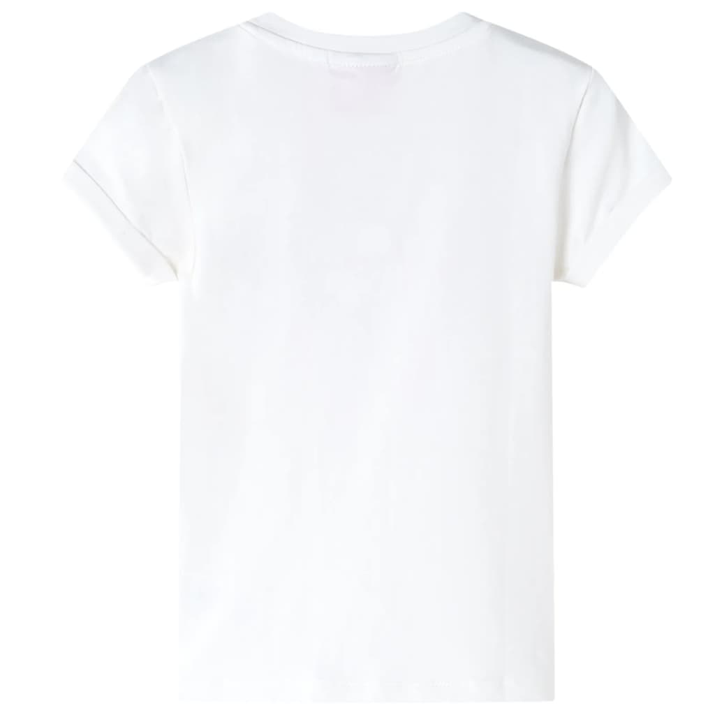 vidaXL Kindershirt 140 ecru afbeelding