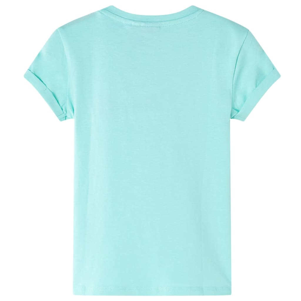 vidaXL Kindershirt 116 lichtmint afbeelding