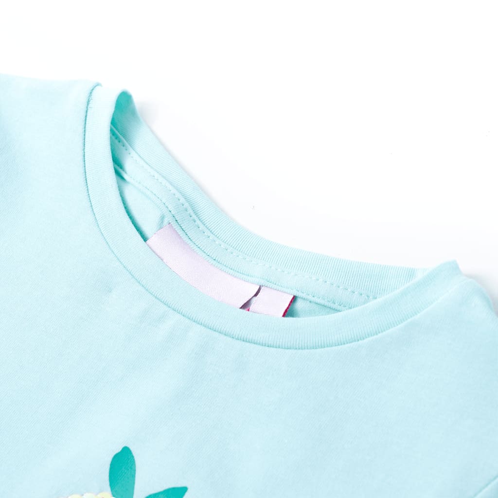 Thumbnail - vidaXL Kinder-T-Shirt Hellblau 104