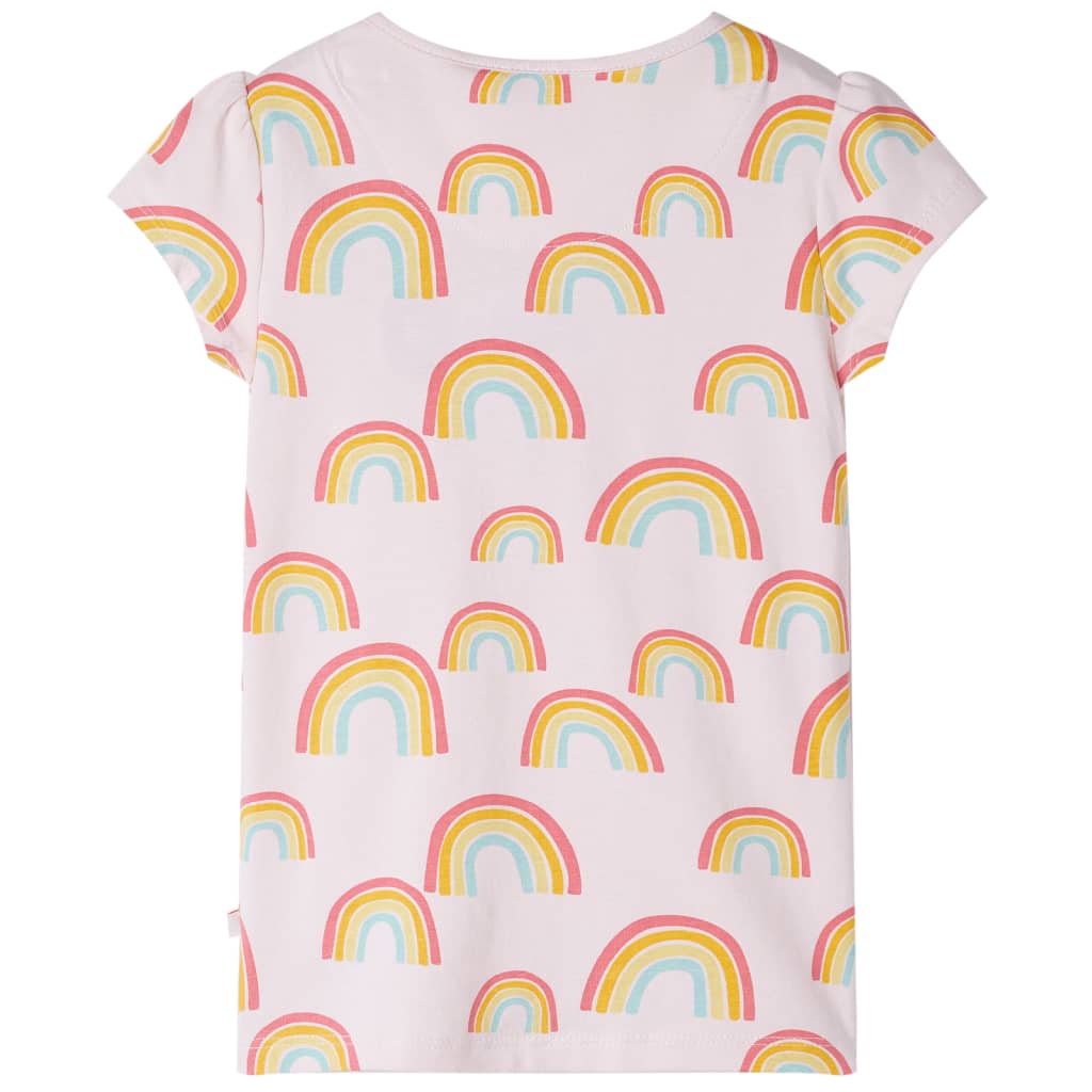 Thumbnail - vidaXL Kinderpyjama mit Kurzen Ärmeln Zartrosa 128