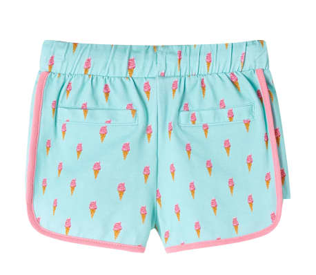 Kindershorts mit Kordelzug Helles Minzgr&uuml;n 92