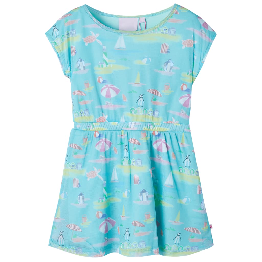 vidaXL Kinderkleid Hellblau 128