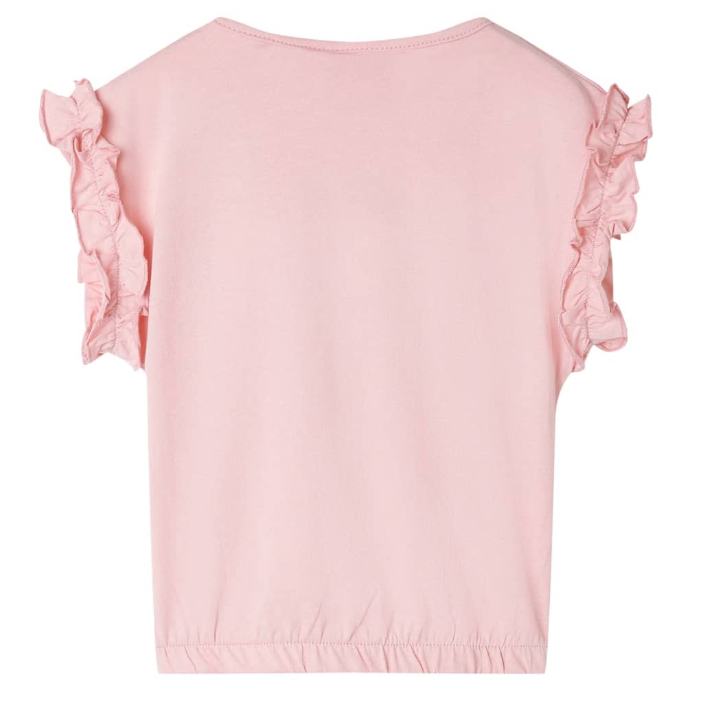 vidaXL Kindershirt 104 lichtroze afbeelding
