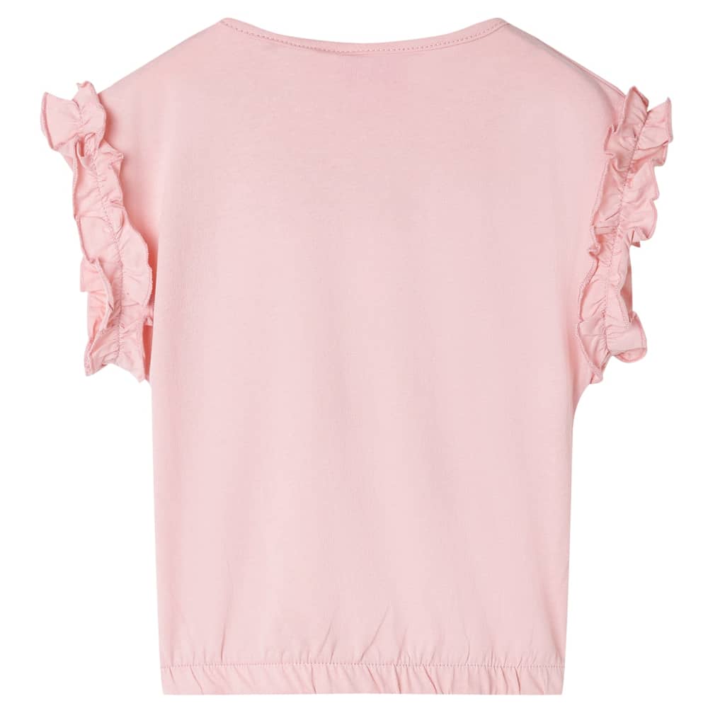 vidaXL Kindershirt 140 lichtroze afbeelding