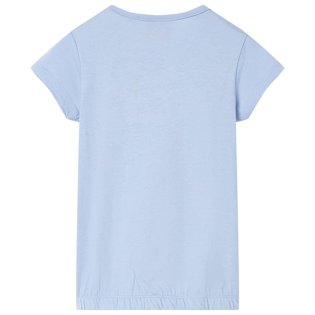 vidaXL Kindershirt 92 blauw afbeelding