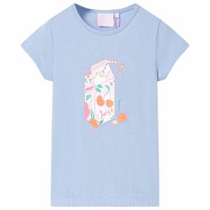 Otroška majica s kratkimi rokavi modra 116