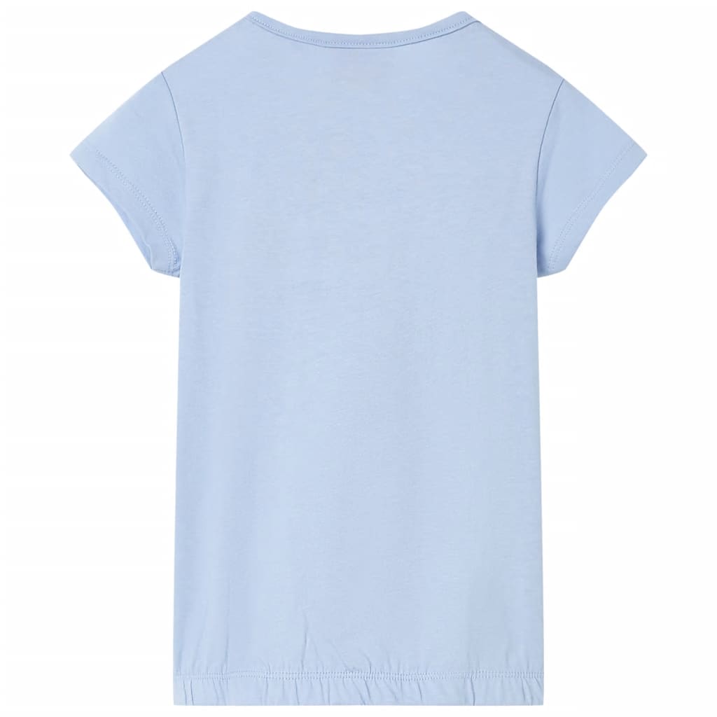 vidaXL Kindershirt 128 blauw afbeelding