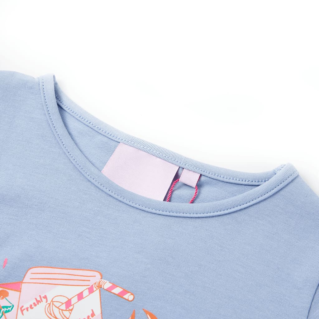 Thumbnail - vidaXL Kinder-T-Shirt Blau 140