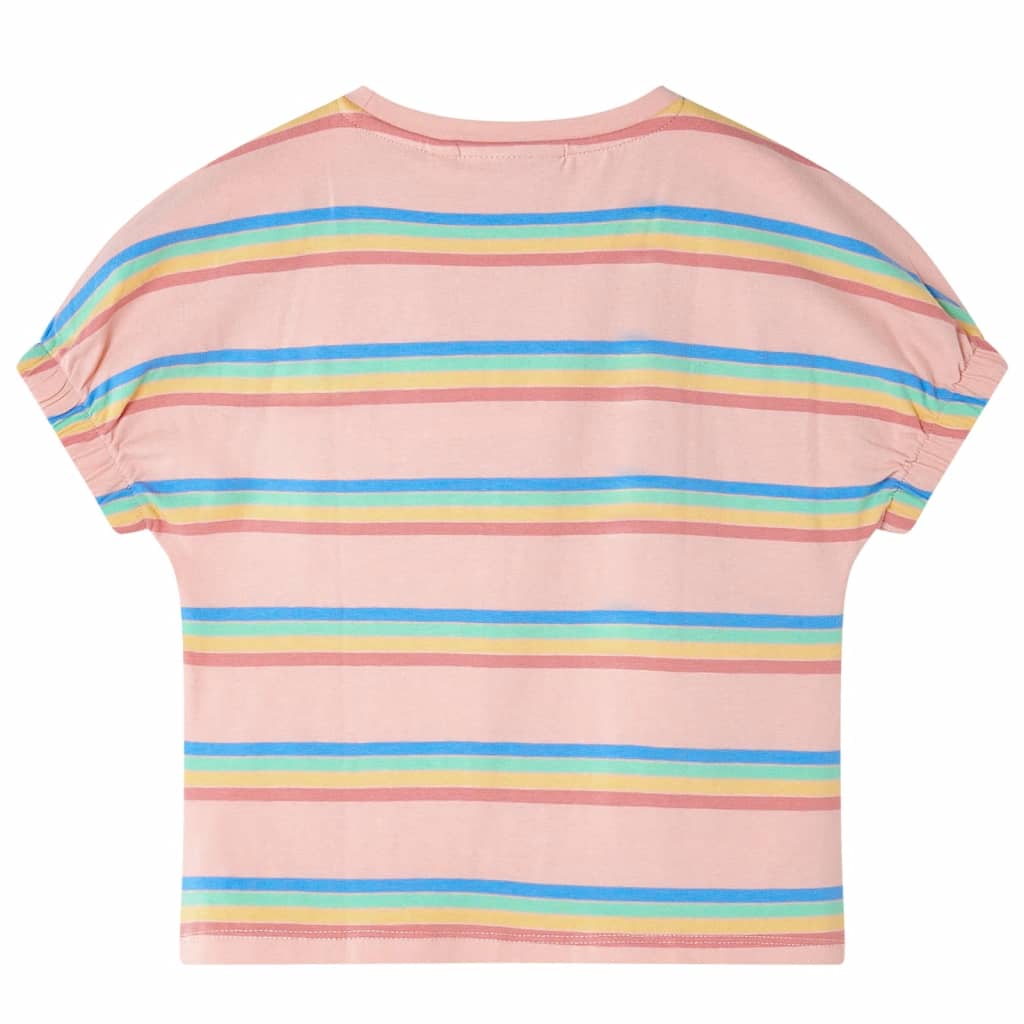 vidaXL Kindershirt 92 perzikkleurig afbeelding