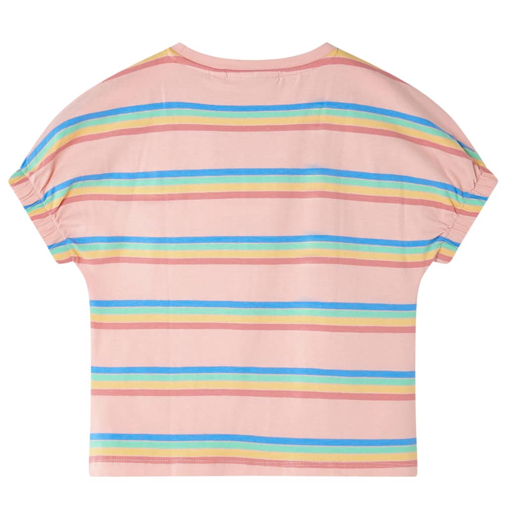 vidaXL Kindershirt 116 perzikkleurig afbeelding