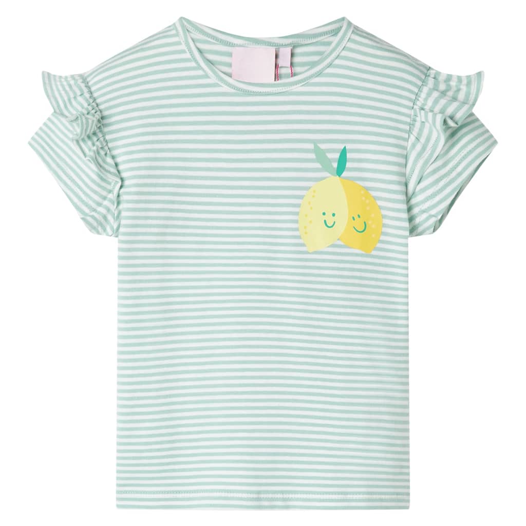 Tricou pentru copii, verde mentă, 92