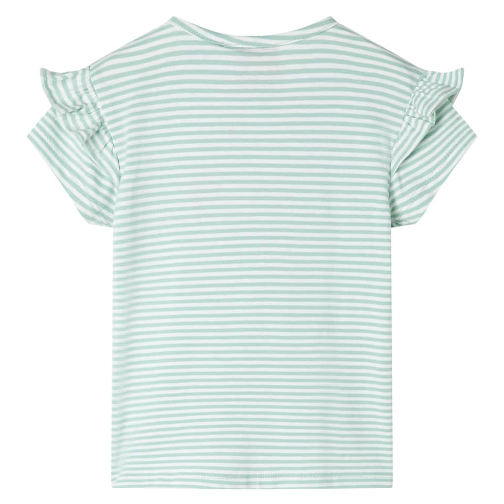 vidaXL Kindershirt 128 mintkleurig afbeelding