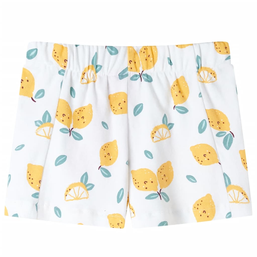 vidaXL Kindershorts 128 ecru afbeelding