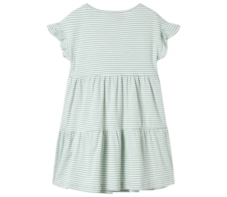 Kids' Dress with Ruffle Sleeves Mint 104